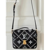 Famous Brand Louis Vuitton POCHETTE METIS M46028 black