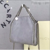 Low Price Stella McCartney Tiny Falabella Tote Bag 18cm SM1609 Grey/Silver 2020