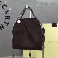 Top Quality Stella McCartney Tiny Falabella Tote Bag 18cm SM1609 Dark Brown/Silver 2020