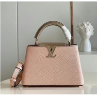 Top Grade Louis Vuitton CAPUCINES BB M59266 light pink