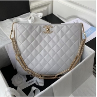 Good Product Chanel Lambskin Shoulder Bag AS2977 gray