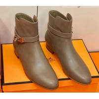 Best Luxury Hermes Neo Ankle Boot 207056 Grey