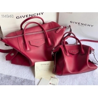 Spot Promotional GIVENCHY Original Leather Shoulder Bag 63188 red