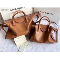 Good Product GIVENCHY Original Leather Shoulder Bag 63188 brown