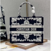 Buy Best Price SMALL DIOR BOOK TOTE Embroidery C1212S