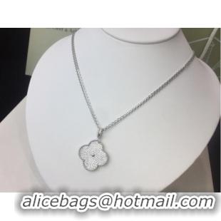 Good Product Van Cleef & Arpels Necklace CE7318 Silver