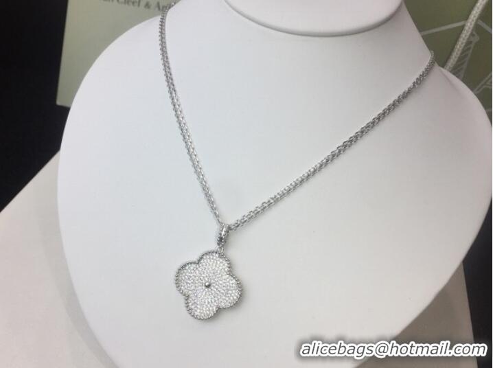 Good Product Van Cleef & Arpels Necklace CE7318 Silver