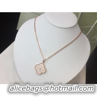 Top Quality Van Cleef & Arpels Necklace CE7318 Rose Gold