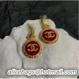 Buy Inexpensive Chanel Earrings CE7456 Red