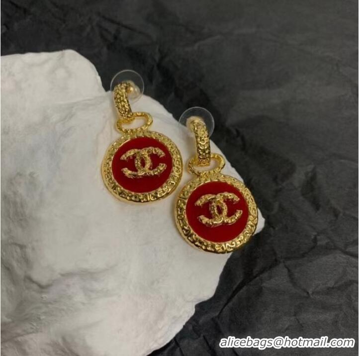 Buy Inexpensive Chanel Earrings CE7456 Red