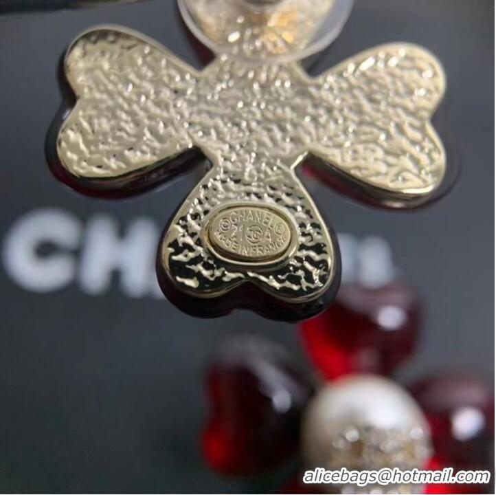 Unique Discount Chanel Earrings CE7457 Red