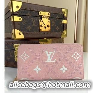 Super Quality Louis Vuitton ZIPPY leather WALLET M81141 pink