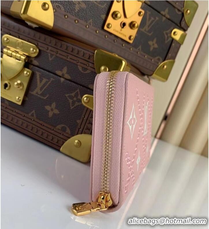 Super Quality Louis Vuitton ZIPPY leather WALLET M81141 pink