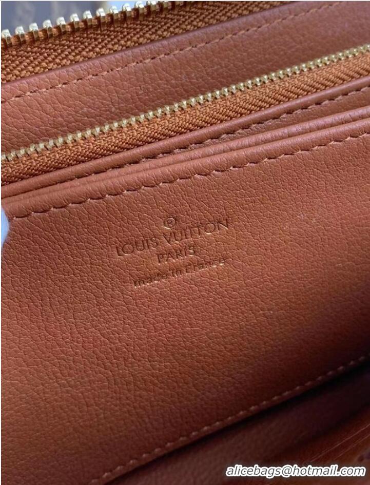 Good Taste Louis Vuitton ZIPPY leather WALLET M81141 brown