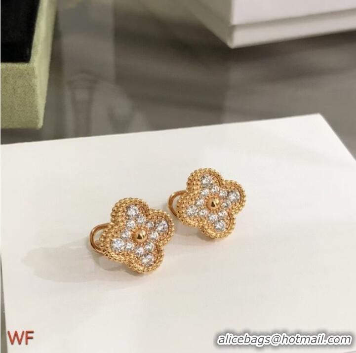 Unique Grade Discount Van Cleef & Arpels Earrings CE7499