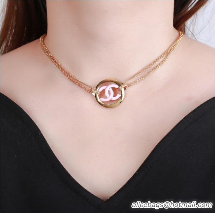 Buy Discount Chanel Necklace CE7595 Pink