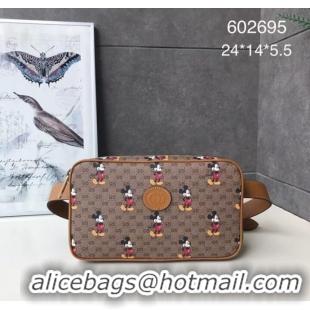 Reasonable Price Gucci Pineapple GG Supreme belt bag 602695 brown