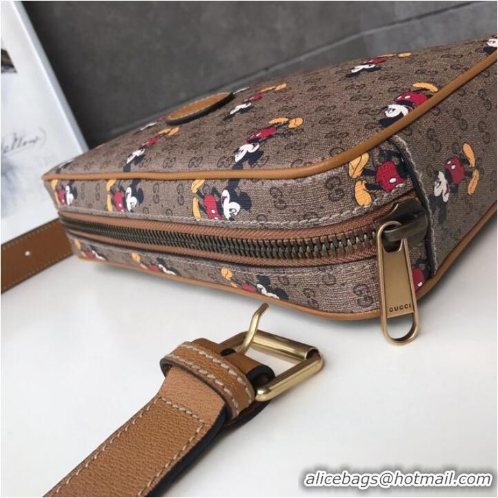 Reasonable Price Gucci Pineapple GG Supreme belt bag 602695 brown