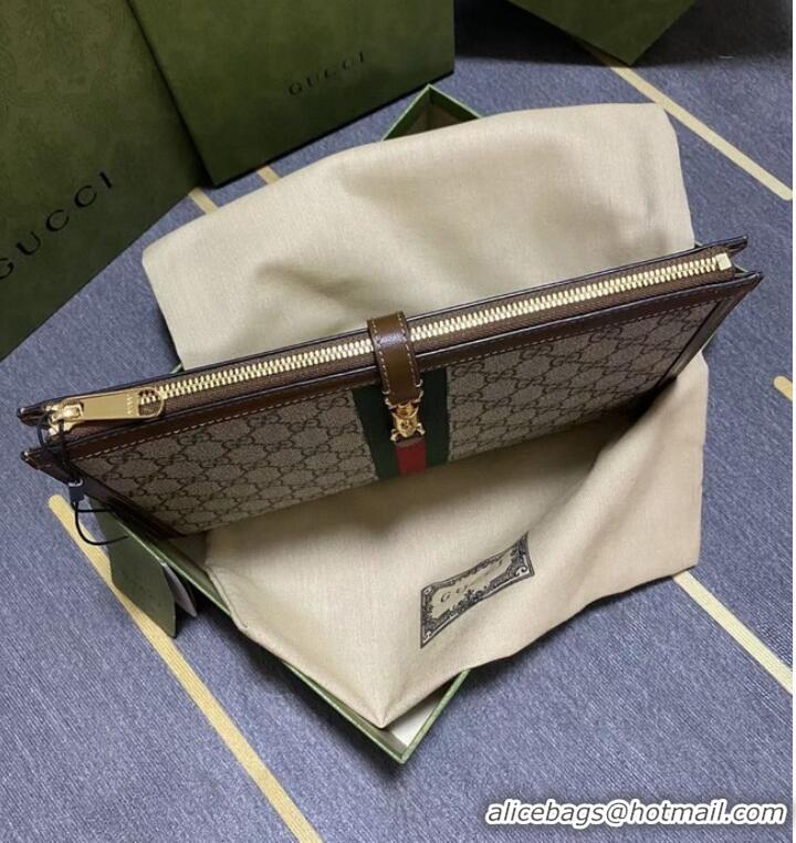 Famous Brand Gucci Ophidia pouch 647332 brown