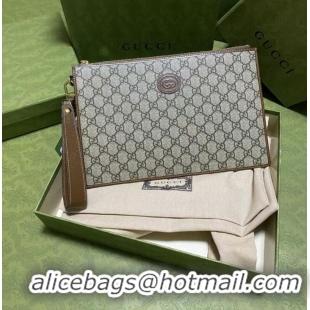 Reasonable Price Gucci Ophidia pouch 672953 brown