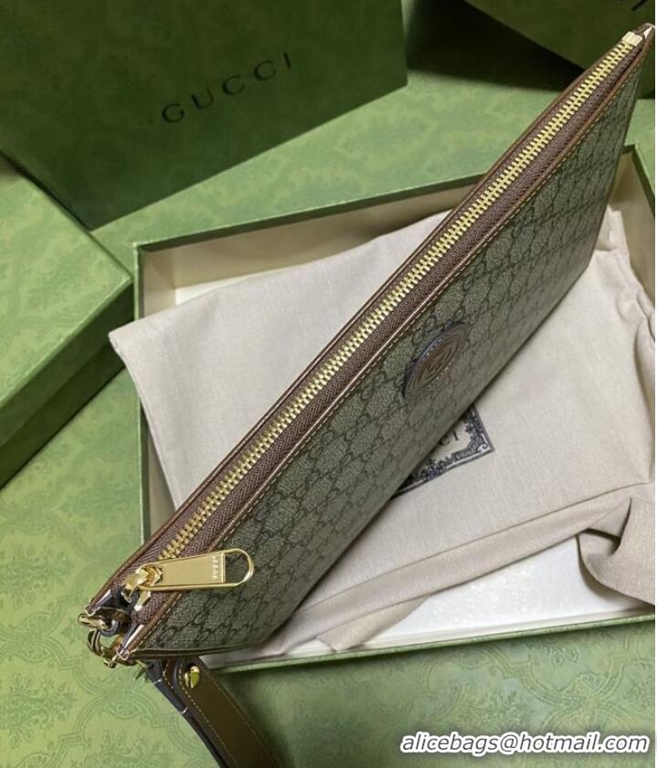 Reasonable Price Gucci Ophidia pouch 672953 brown