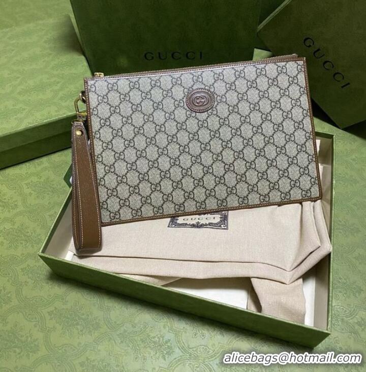 Reasonable Price Gucci Ophidia pouch 672953 brown