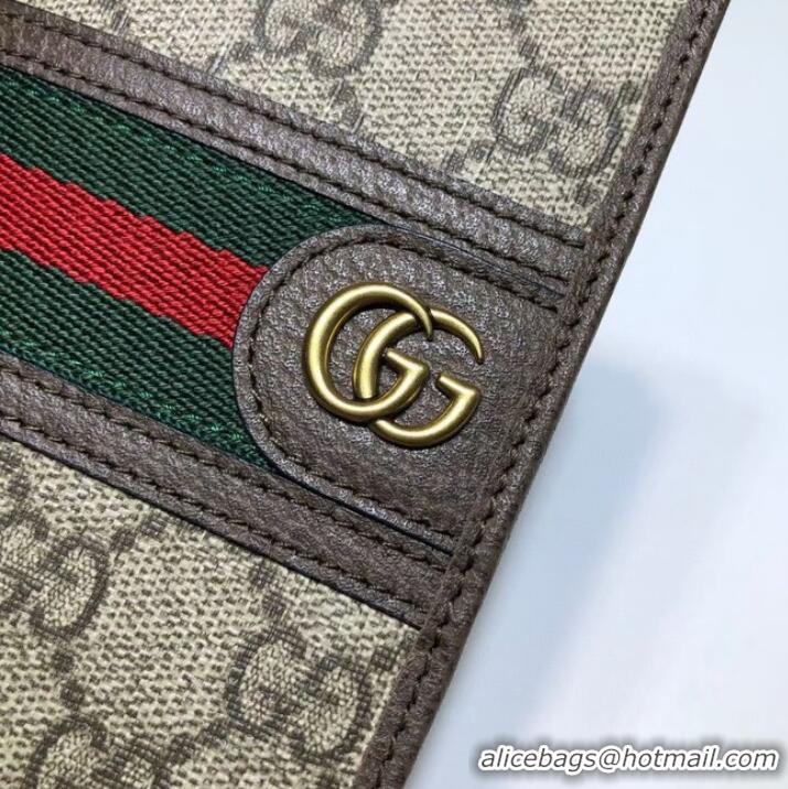 Promotional Gucci Ophidia GG card case 597617 brown