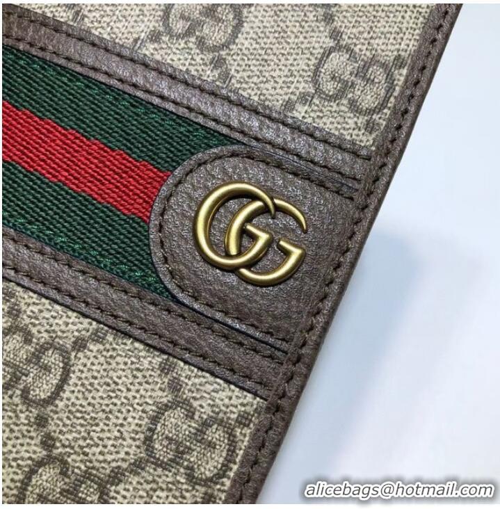 Promotional Gucci Ophidia GG card case 597617 brown