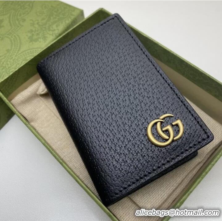 Buy Discount Gucci GG Marmont card case 547075 black