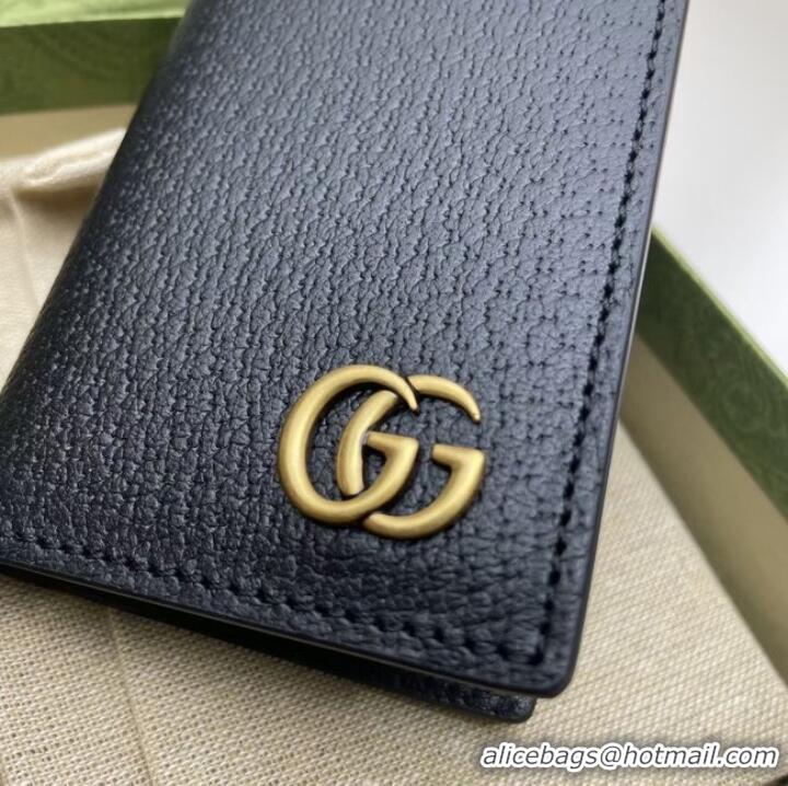 Buy Discount Gucci GG Marmont card case 547075 black