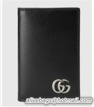 Affordable Price Gucci GG Marmont card case B547075 black