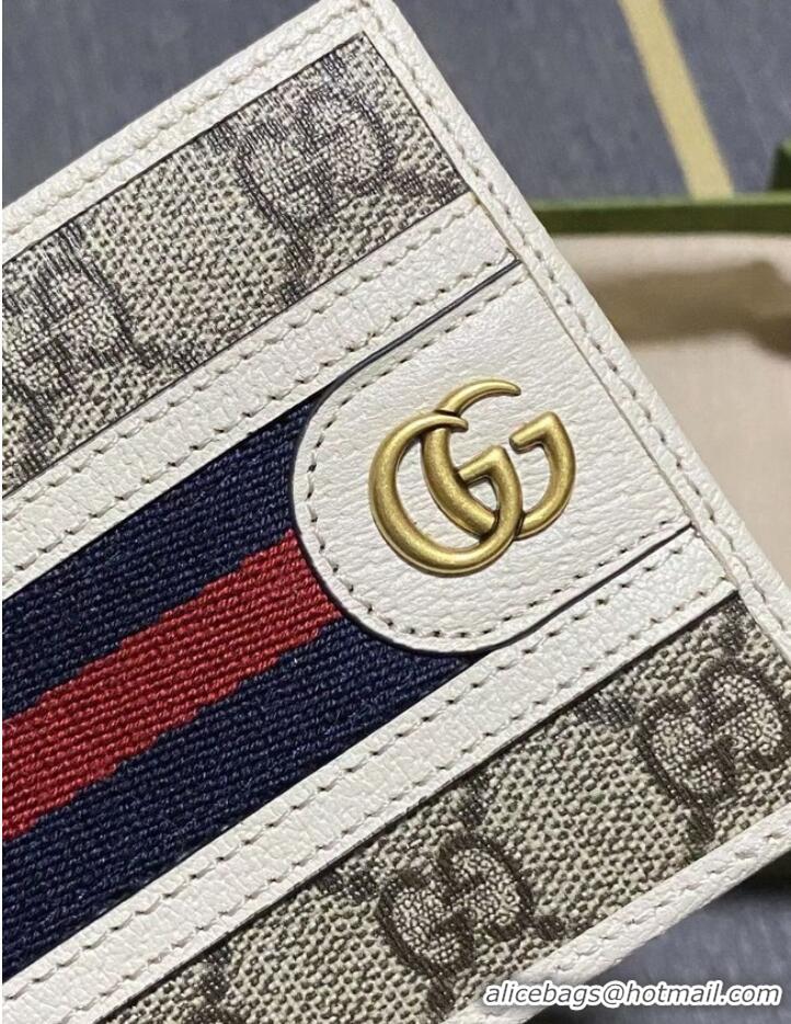 Promotional Gucci Ophidia GG wallet 597606 white