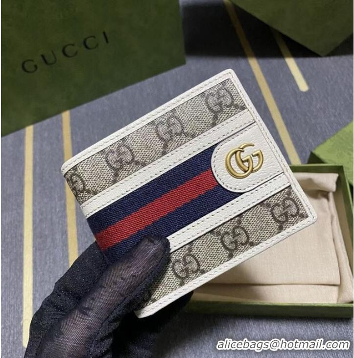 Promotional Gucci Ophidia GG wallet 597606 white