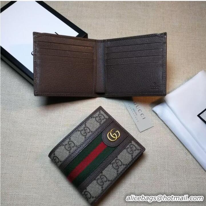 New Release Creation Gucci Ophidia GG wallet 597606 brown