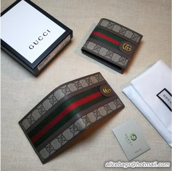 New Release Creation Gucci Ophidia GG wallet 597606 brown