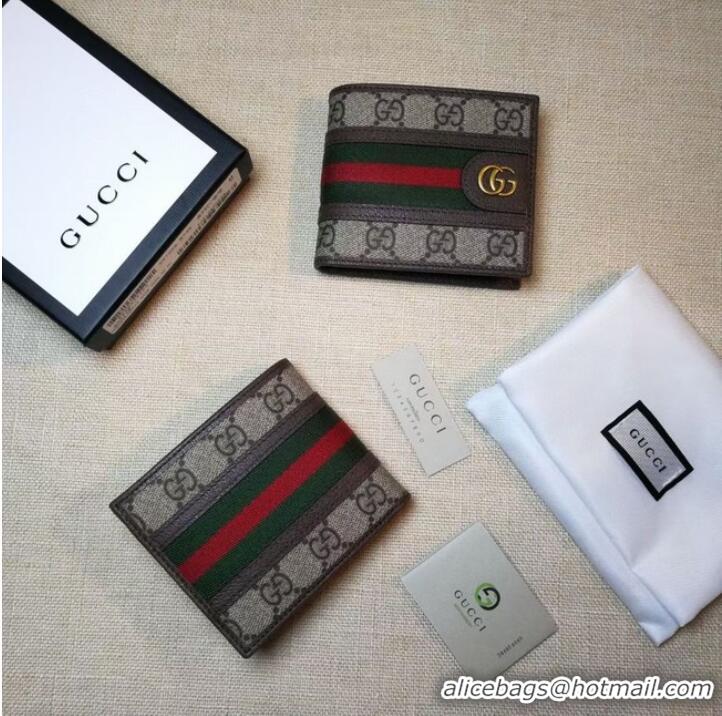 New Release Creation Gucci Ophidia GG wallet 597606 brown