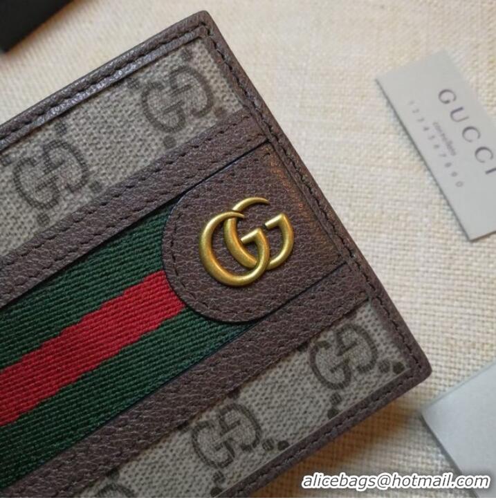 New Release Creation Gucci Ophidia GG wallet 597606 brown