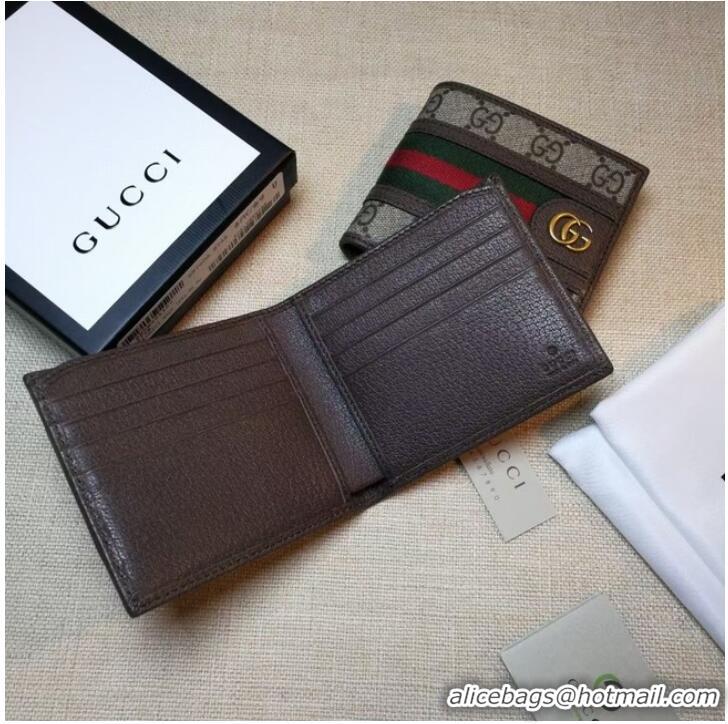 New Release Creation Gucci Ophidia GG wallet 597606 brown