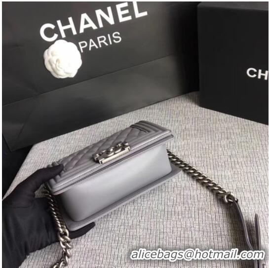 Hot Style CHANEL Le Boy Flap Bag A67086 Gray