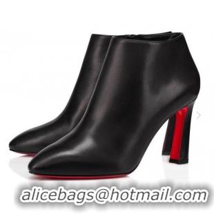 New Discount Christian Louboutin Top Quality Boots Heel 85mm CL74125 Black