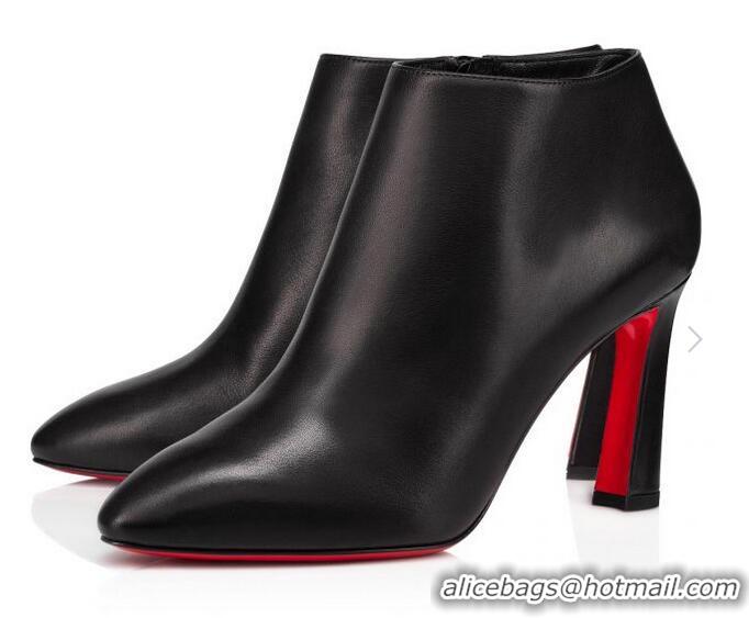 New Discount Christian Louboutin Top Quality Boots Heel 85mm CL74125 Black