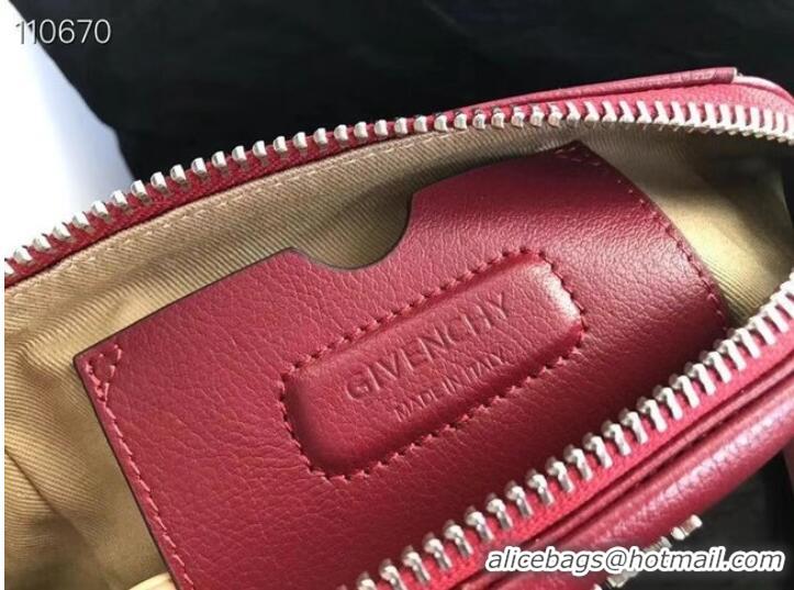 Good Product GIVENCHY Original Leather Shoulder Bag 1870 Burgundy