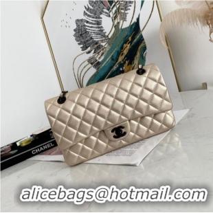 Good Quality Chanel Flap Lambskin Shoulder Bag 1112 gold