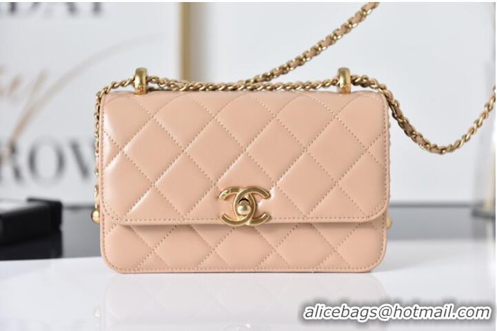 Modern Classic Chanel Flap Lambskin mini Shoulder Bag AS2615 pink