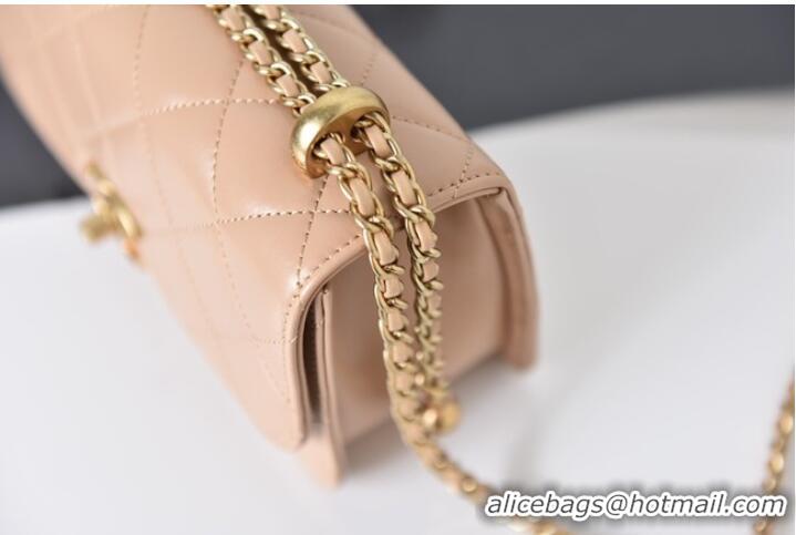 Modern Classic Chanel Flap Lambskin mini Shoulder Bag AS2615 pink