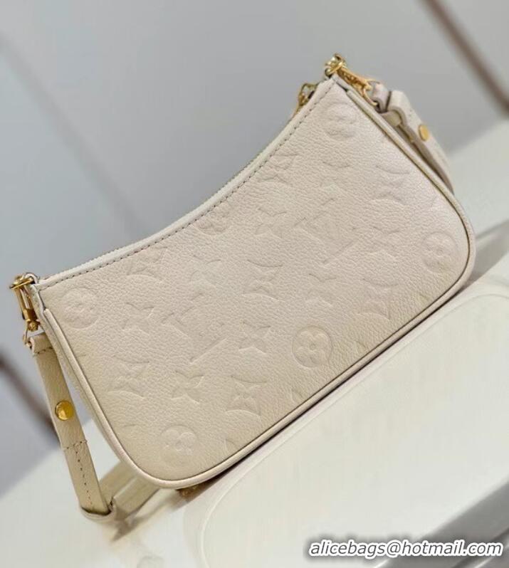 Famous Brand Louis Vuitton EASY POUCH ON STRAP M81066 Creme White