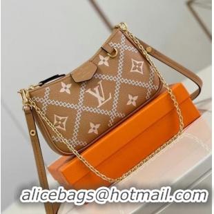 Famous Brand Louis Vuitton EASY POUCH ON STRAP M81137 Arizona Beige