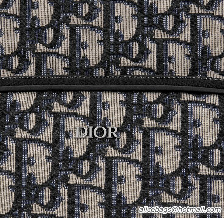 Famous Brand Dior Oblique Jacquard Canvas Mini Rider Backpack CD8950 Beige/Black