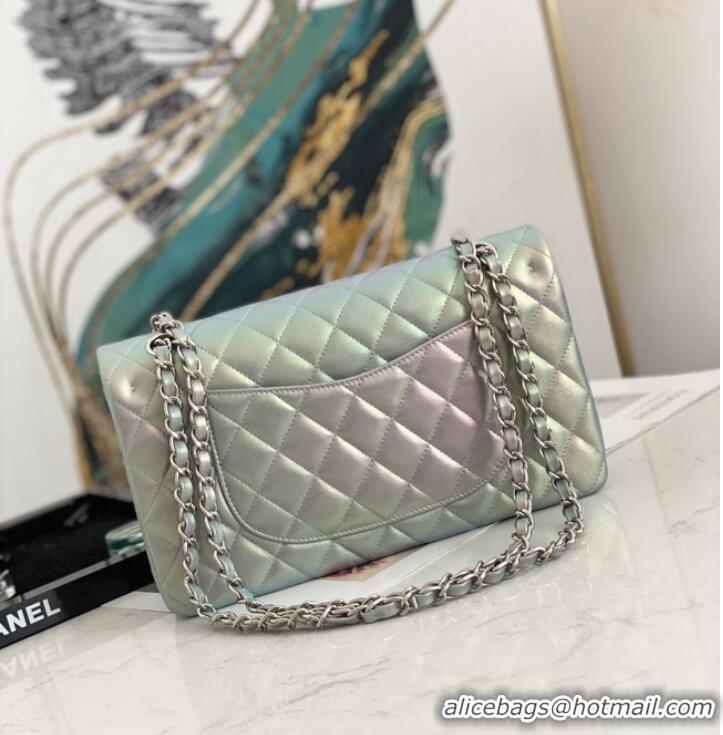 Shop Discount Chanel Flap Mirage Lambskin Shoulder Bag AS1112 sky blue