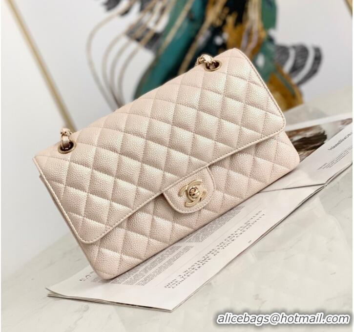 Modern Classic Chanel Flap Grained Calfskin Shoulder Bag AS1112 Cream